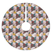 Varkens met Petten patroon Kerstboom Rok (Voorkant)