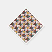 Varkens met Petten patroon Servet (Hoek)