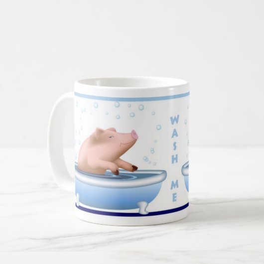 Varkens nemen mok (Voorkant links)