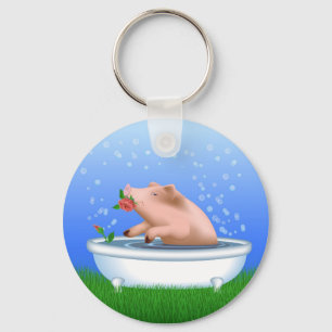 Varkens nemen sleutelhanger