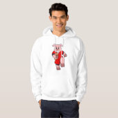 Varkens op Football Sport Hoodie (Voorkant volledig)