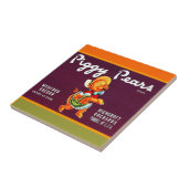  Varkens Oregon Pear kunnen Varkenshaar etikettere Tegeltje (Zijkant)