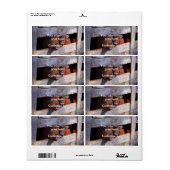 Varkens Paar Paar Piggies Etiket (Full Sheet)