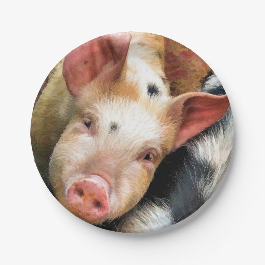 VARKENS PAPIEREN BORDJE (Voorkant)