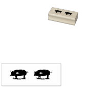 Varkens Rubberstempel (Gestempeld)
