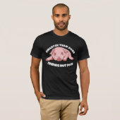 VARKENS SLIMMER DAN HONDEN, VARKENS T-SHIRTS (Voorkant volledig)