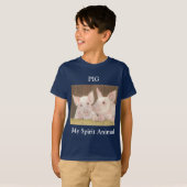 Varkens Spirit Animal T-shirt (Voorkant volledig)