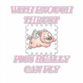 VARKENS STICKER (Voorkant)