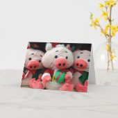 VARKENS STUREN GRAAG VERJAARDAGSKAARTEN NAAR JE TO KAART (Gele Bloem)