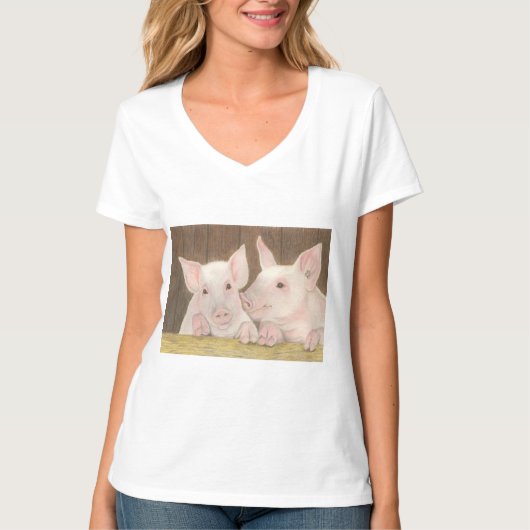 Varkens T-shirt (Voorkant)