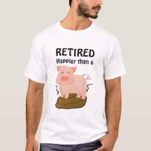 Varkens Thema Pensioen Humor Gelukkiger dan een...