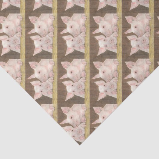 Varkens Tissuepapier (Detail)