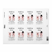 Varkens Trouwwijn Etiket (Full Sheet)