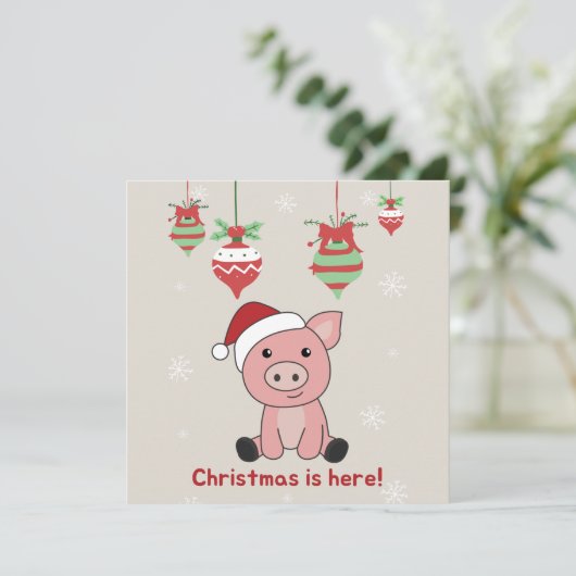 Varkens Uitnodiging tot het indienen van Varkens (Staand voorkant)