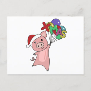 Varkens Varkens Kerstaven Briefkaart