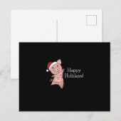 Varkens Varkens Kerstaven Briefkaart (Voorkant / Achterkant)