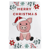 Varkens Varkens Kerstaven Medium Cadeauzakje (Achterkant)