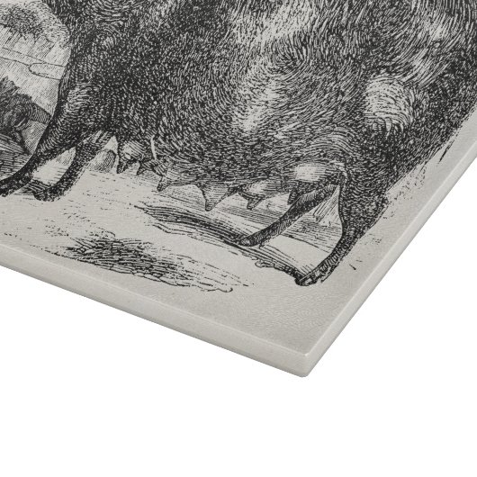  Varkens Varkens Varkens Gepersonaliseerde dieren Snijplank (Hoek)