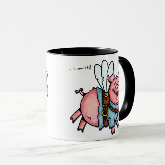 varkens vegen geen txt - mok (Voorkant rechts)