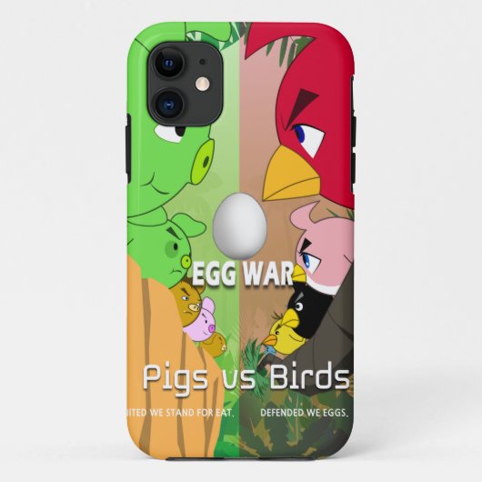 Varkens versus vogels Deel3. Eioorlog/parodie Case-Mate iPhone Case (Achterkant)