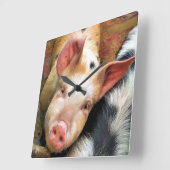 VARKENS VIERKANTE KLOK (Hoek)