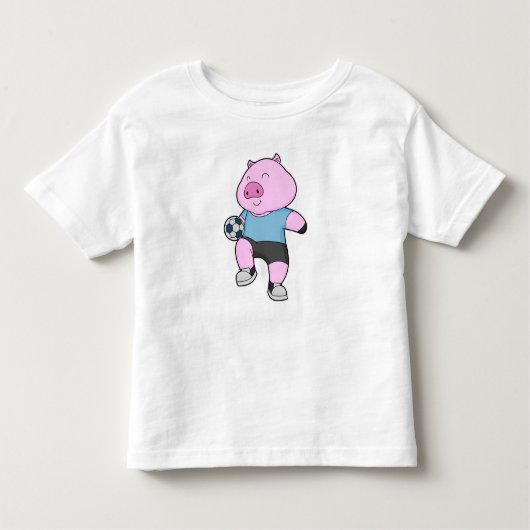 Varkens Voetbal Soccer Kinder Shirts (Voorkant)