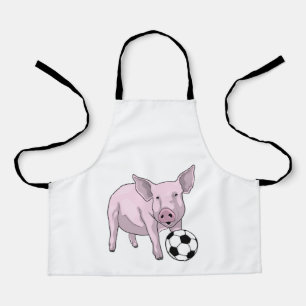 Varkens Voetbal Soccer Schort