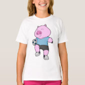 Varkens Voetbal Soccer T-shirt (Voorkant)