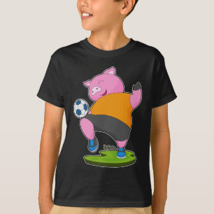 Varkens Voetbal Soccer T-shirt