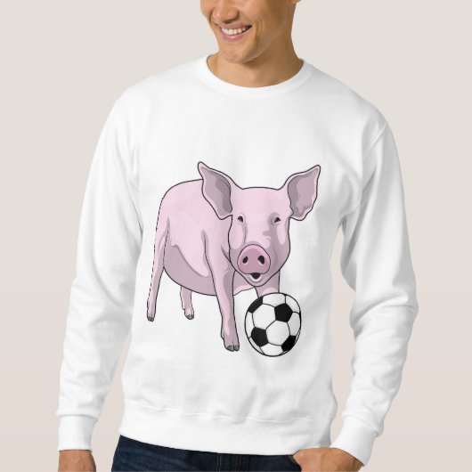 Varkens Voetbal Soccer Trui (Voorkant)