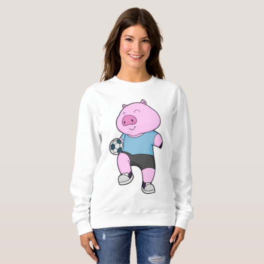 Varkens Voetbal Soccer Trui (Voorkant volledig)