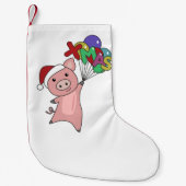 Varkens Vruchtbare kerstdieren Varkens Kleine Kerstsok (Voorkant)