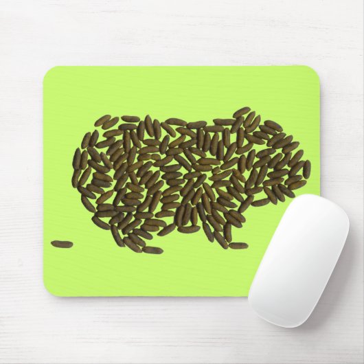 Varkens w. Poopie Mousepad Muismat (Met muis)