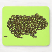 Varkens w. Poopie Mousepad Muismat (Voorkant)