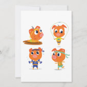 Varkens werken kaart (Voorkant)