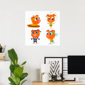 Varkens werken poster