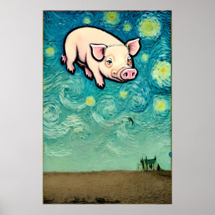 Varkens Will Fly Poster