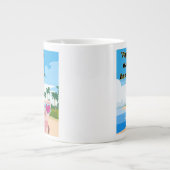 Varkens willen plezier hebben grote koffiekop (Voorkant)