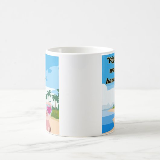 Varkens willen plezier hebben koffiemok (Center)