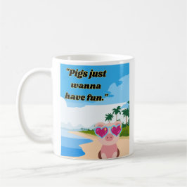 Varkens willen plezier hebben koffiemok