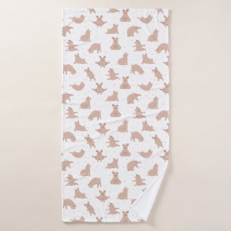 Varkens Yoga Badhanddoek