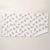 Varkens Yoga Badhanddoek (Badhanddoek)