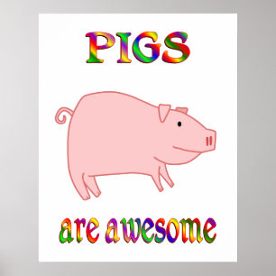Varkens zijn Geweldige Poster