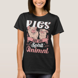 Varkens zijn mijn bezielde Boerderijen meisjes T-shirt