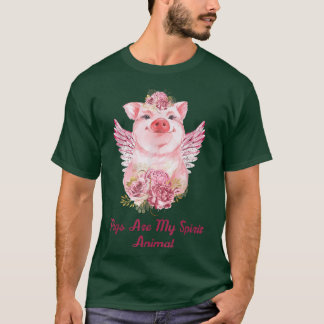 Varkens zijn mijn gedistilleerde diertjes, varkens t-shirt
