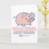 Varkens zijn vrienden Kaart (Gele Bloem)