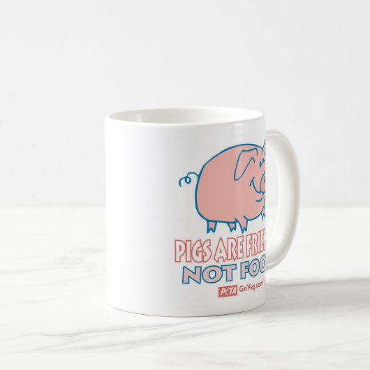 Varkens zijn vrienden-Mok Koffiemok (Voorkant rechts)