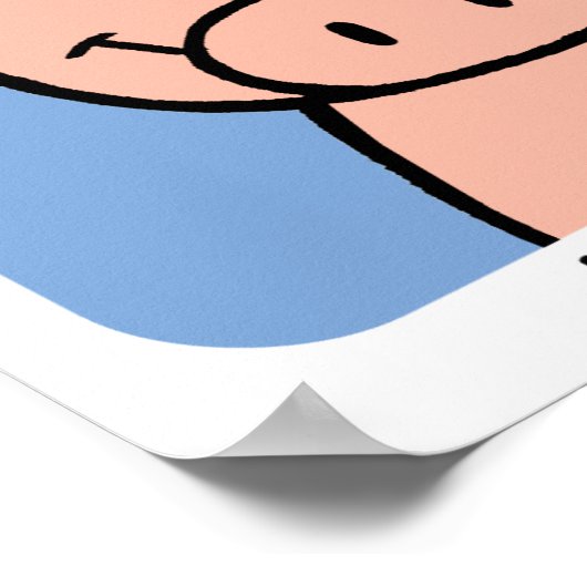 Varkens zijn vrienden poster (Hoek)