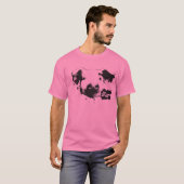 Varkens zijn vrienden t-shirt (Voorkant volledig)