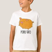 Varkensaardappel Grappige aardappel Pun T-shirt (Voorkant)